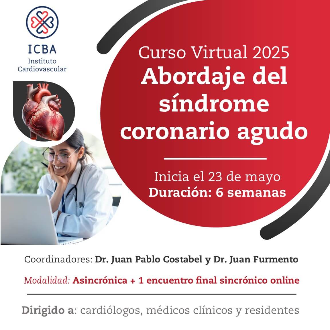 Curso Virtual "Manejo de la Cardiopatía isquémica Crónica""