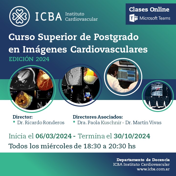Curso Anual de Posgrado en Imágenes CV 2025